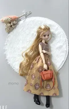 22cmドール服 秋色コーデ♡2点セット