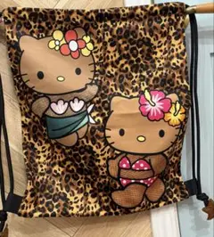 【新品】HELLO KITTY ハローキティ ヒョウ柄 ショルダーバッグ y2k