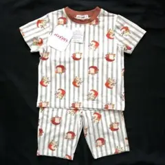 パンどろぼう　総柄　パジャマ　ナイトウェア　上下セット　半袖Tシャツ　ボトムス