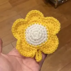 【アクリルたわし】花6枚セット