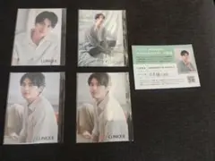 本田響矢　CLINIQUE オリジナルカードー4枚セット＋ポスター引換券