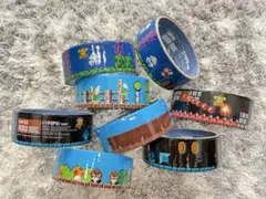 スーパーマリオブラザーズイラストのテープ（8本）