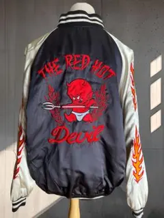 THE RED HOT DEVIL SLAPPIN スカジャン　サテン　デビル
