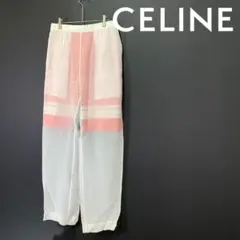 CELINE セリーヌ フィービー期 シースルー レイヤード ワイド パンツ