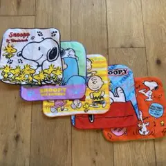スヌーピー　ハンカチ　5枚セット 値下げ可