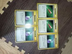 旧裏 ポケモンカード 5枚セット なんでもなおし きずぐすり キズあり