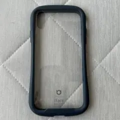iFace iPhone XR バンパーフレームケース　紺