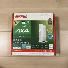 BUFFALO WSR-1800AX4/DWH Wi-Fi 6 ルーター