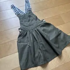 オリーブグリーン ジャンパースカート