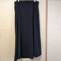 GU ブラック カットソーフレアスカート 3XL