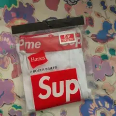 1枚 白 Supreme ヘインズhanes ボクサーブリーフパンツ Sサイズ