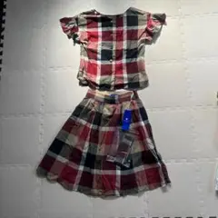 【最終値下】Burberry　Blue LABEL 赤チェック　セット