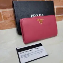 PRADA☆鑑定済☆サフィアーノ PEONIA コンパクト プラダ財布
