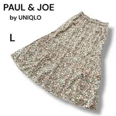 PAUL & JOE コラボ✨UNIQLO✨花柄ロングスカート サイズL