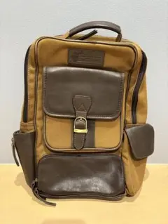 【美品】BRITISH GREEN ショルダーバッグ ブラウン