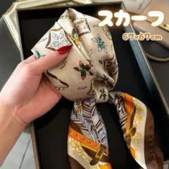 スカーフ バッグスカーフ オフィスカジュアル 大判サイズ レディース バンダナ