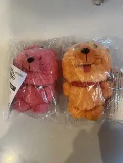 あべのべあ ぬいぐるみ セット ピンク オレンジ