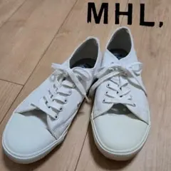 【MHL.】ARMY SHOES キャンバススニーカー 23cm