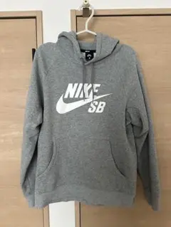 NIKE SB ロゴプリントプルオーバーパーカー L ナイキスケートボーディング
