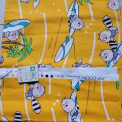 綿100%生地サーフィンキャラクター 約100cm