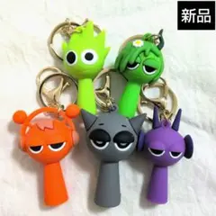 【新品】スプランキー SPRUNKI キーホルダー 5点セット