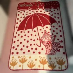 MOOMIN ウールブランケット リトルミイ傘のキャラクター