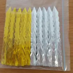 金色銀色折り鶴②【100羽】千羽鶴 ハンドメイド