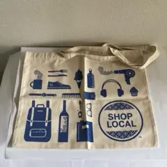 SHOP LOCAL エコバッグ 中型 キャンバス