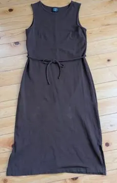 Laura Ashley ブラウン ニット ロングワンピース