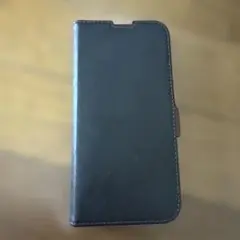 ブラック レザー 手帳型ケース iPhone15Pro MAX