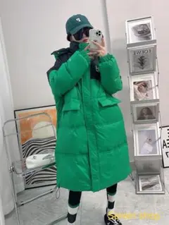 秋冬コーデ 新品 レディース ダウンコート アウター ジャケット ロングダウン