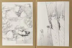 LaLaDX 9月号 ヴァンパイア騎士 複製原画 2点セット