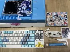 ふもコレ×ブルーアーカイブ キーボード ミレニアム 英語配列/アイリス軸