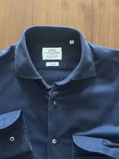UNITED ARROWS ネイビー スリムフィットシャツ M