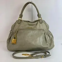 MIUMIU ミュウミュウ レザー 2WAY ショルダーバッグ トートバッグ