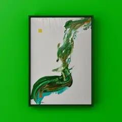 絵画「のぼりつめるいのち」
