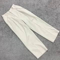 ✨Vis✨ビス♡センタープレスタックパンツ♡ベージュ♡スタイリッシュ(M)