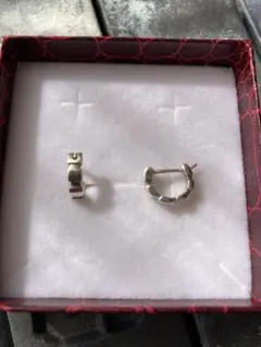 シルバー925 フープピアス
