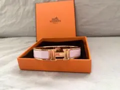 HERMES エナメルブレスレット クリックH