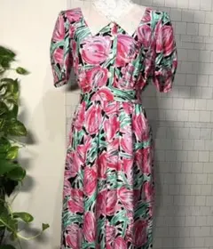 ATELIER Dole ワンピース ★花柄ピンク サイズS