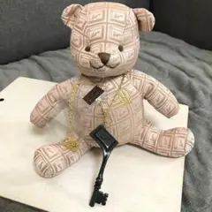 未使用 キューポット ストロベリーチョコレートベア キーネックレスセット
