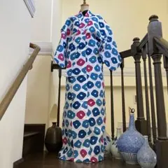 浴衣 椿 リメイク