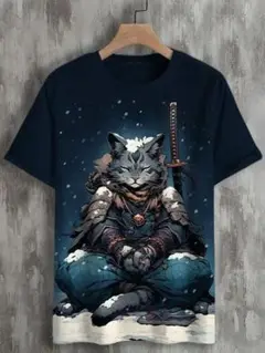 猫アートTシャツ XXLサイズ