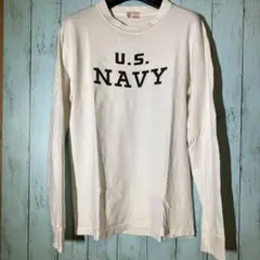 バズリクソンズ 長袖T "U.S.NAVY" ロングスリーブ