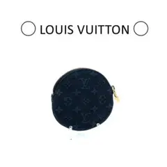 【美品】LV ルイヴィトン モノグラム ミニラン ポルトモネ ロン コインケース