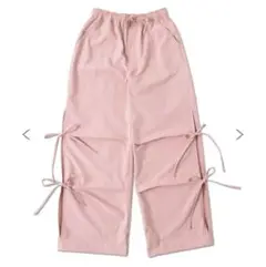 WEGO サイドリボンパラシュートパンツ
