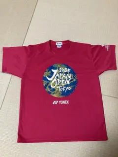 YONEX ダイハツジャパンオープン2025 Tシャツ Mサイズ ダークピンク