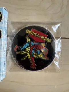 ［他出品なし‼️］MARVEL マーベル 金バッジ 24金メッキ スパイダーマン