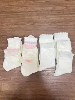 子供靴下 8足セット ホワイト