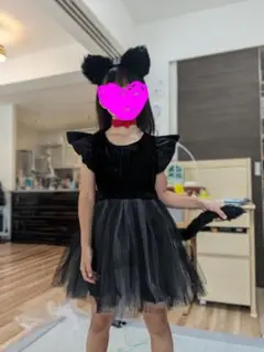 黒猫コスチューム 140cm